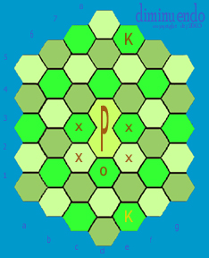 Pawn move from center cell