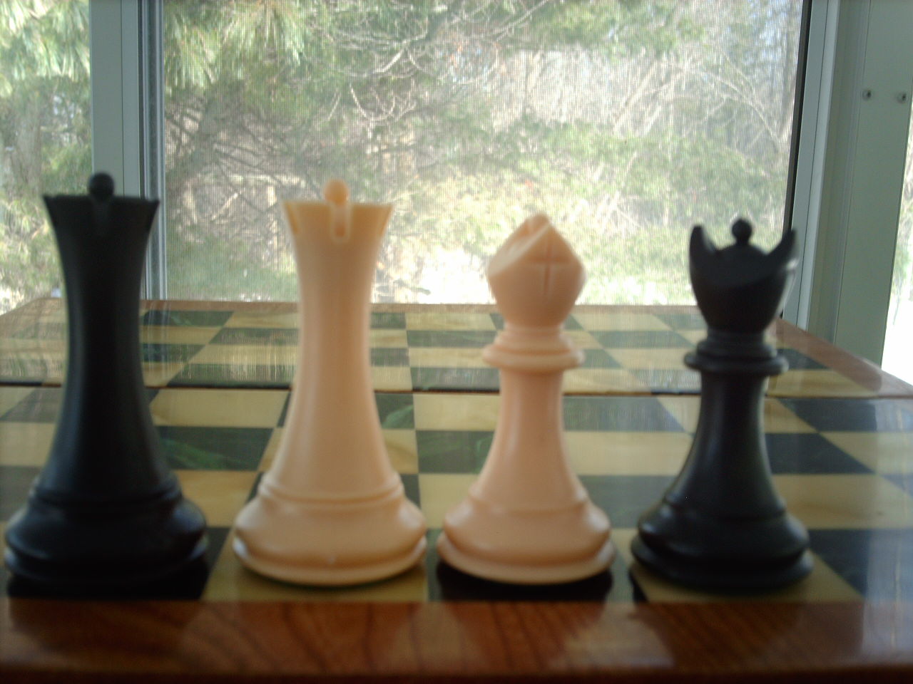 Musketeer Chess Variant Kit Elephant & Hawk Black & White 