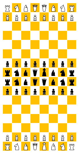 Beginstand van Bestormingsschaak