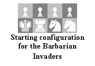 Text Box:  
Starting configuration for the Barbarian Invaders
