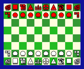 Preset for Lions and Unicorns Chess with Abstract pieces